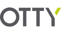 un pequeño logotipo de la marca OTTY