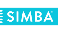 un pequeño logotipo de la marca Simba Sleep