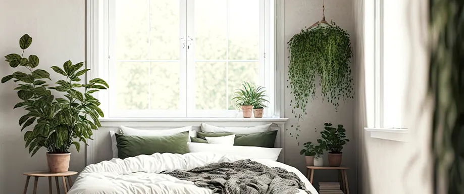 una imagen destacada de nature bedroom design ideas